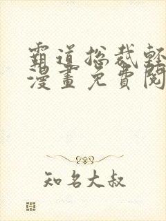 霸道总裁轻点爱漫画免费阅读