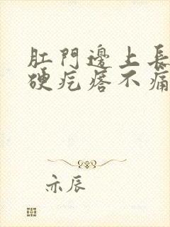 肛门边上长了个硬疙瘩不痛不痒