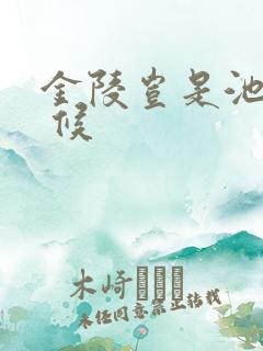 金陵岂是池中物 候