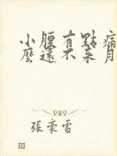 小腹有点痛为什么还不来月经