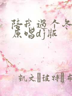 陪我过个冬歌曲原唱dj版