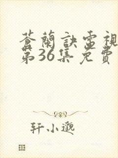 苍兰诀电视剧,第36集免费观看