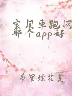 家用车跑网约车哪个app好