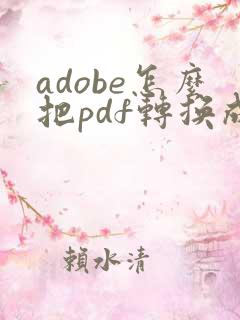 adobe怎么把pdf转换成excel文件