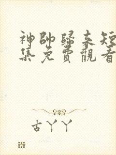 神帅归来短剧全集免费观看