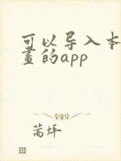 可以导入本地漫画的app