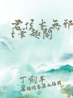 君侯本无邪txt笔趣阁