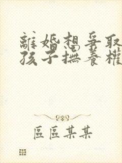 离婚想争取两个孩子抚养权