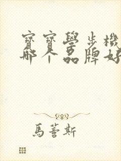 宝宝学步机能鞋哪个品牌好