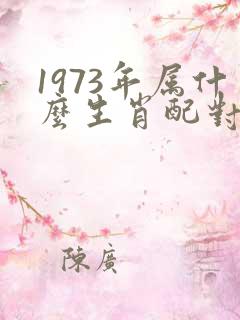 1973年属什么生肖配对最好