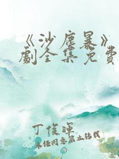 《沙尘暴》电视剧全集免费观看