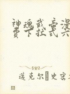 神魂武帝漫画免费下拉式六漫画6漫画六漫画