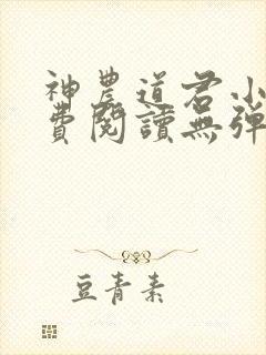 神农道君小说免费阅读无弹窗