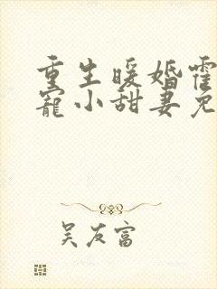 重生暖婚霍总狠宠小甜妻免费阅读