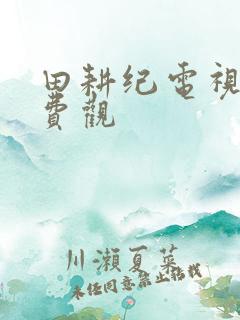 田耕纪电视剧免费观
