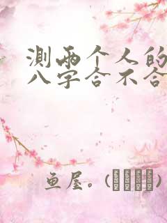 测两个人的生辰八字合不合