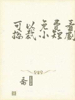 可以免费看霸道总裁小短剧的