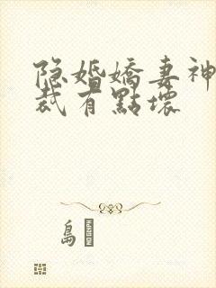 隐婚娇妻神秘总裁有点坏