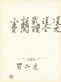 小说武道凌天免费阅读全文