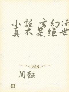小说 玄幻:我真不是绝世高人