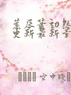 叶辰萧初然刚刚更新最新章节阅读