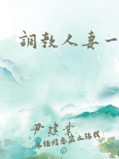 调教人妻一区