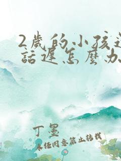 2岁的小孩还说话迟怎么办
