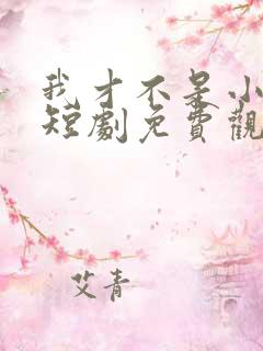 我才不是小可怜短剧免费观看