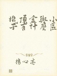 机顶盒与小米盒子有什么区别