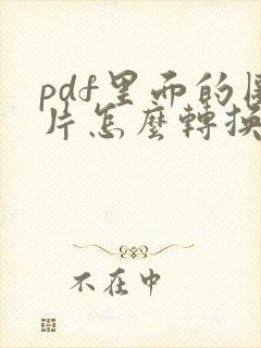 pdf里面的图片怎么转换成jpg图片