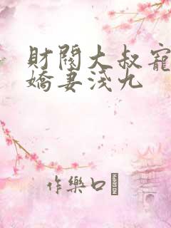 财阀大叔宠坏小娇妻浅九