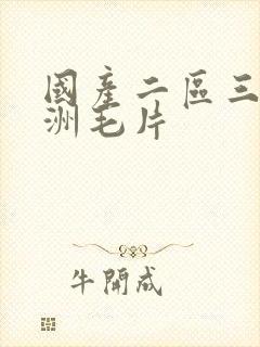 国产二区三区亚洲毛片