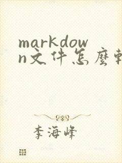 markdown文件怎么转word