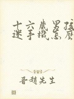 十六岁男孩子沉迷手机怎么办