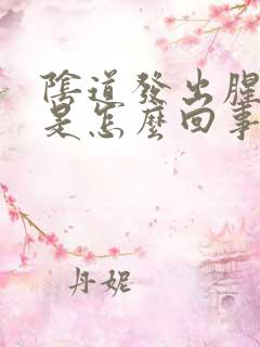 阴道发出腥臭味是怎么回事