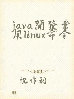 java开发常用linux命令