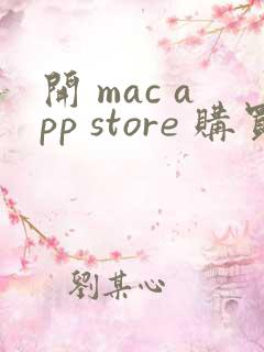 开 mac app store 购买和下载 app