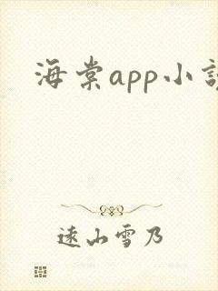 海棠app小说