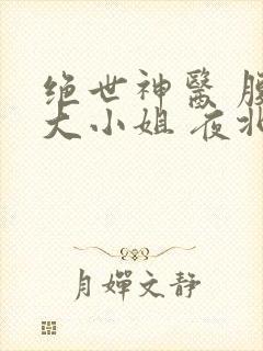 绝世神医 腹黑大小姐 夜北