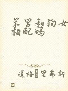 羊男和狗女婚姻相配吗