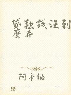 贷款钱没到账怎么弄