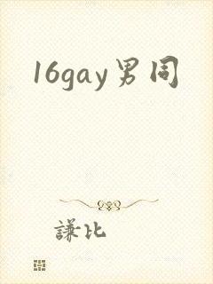 16gay男同