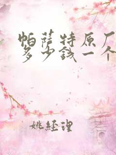 帕萨特原厂大灯多少钱一个