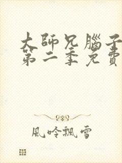 大师兄脑子有坑第二季免费