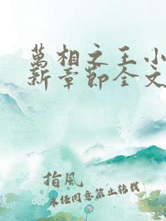 万相之王小说最新章节全文免费阅读