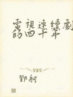 电视连续剧我们的四十年