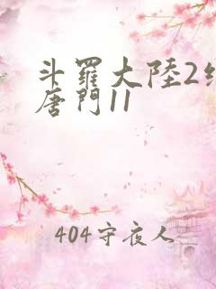 斗罗大陆2绝世唐门11