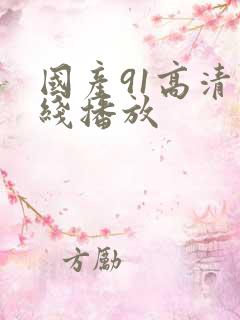 国产91高清在线播放