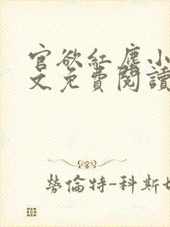 官欲红尘小说全文免费阅读无弹窗