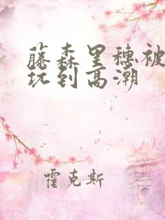 藤森里穗被黑人玩到高潮